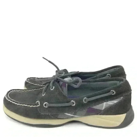 Sperry Top Sider Flats Size 5.5 Multicolored Suede - Picture 4 of 8